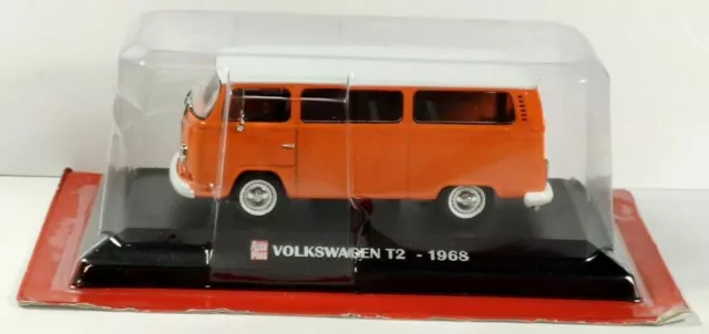 Volkswagen Combi T2 avec Caravane 1:43 IXO Camping Car Miniature Diecast  CCE204