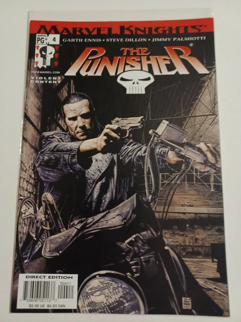 Punisher #4 Comic Book Garth Ennis Steve Dillon Preacher - Marvel Knights Pics!