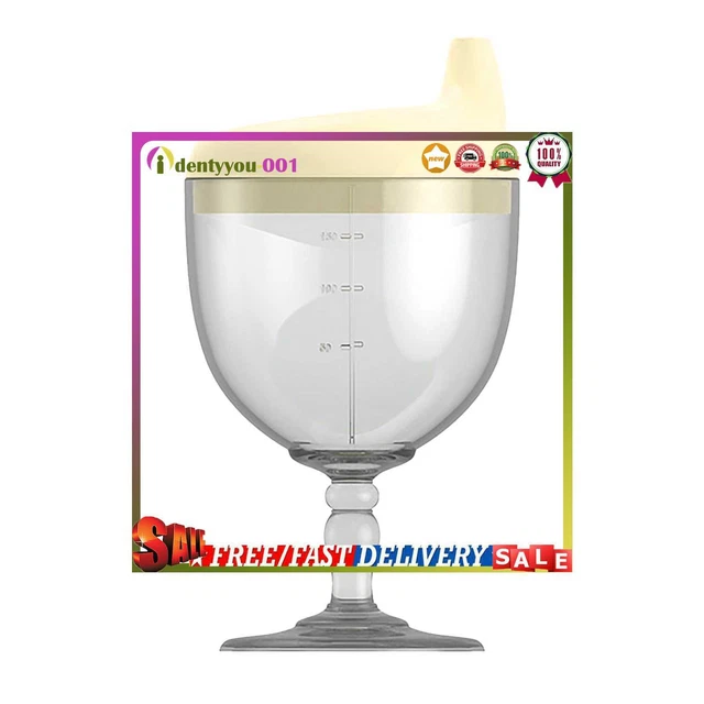 Cáliz bebé, sin derramar, taza de pico de pato, copa de vino para fiesta de bebé