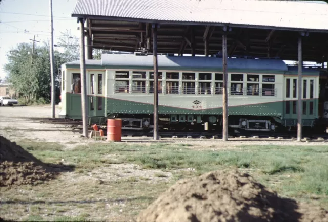 Trolley Streetcar Kodachrome original Kodak Slide