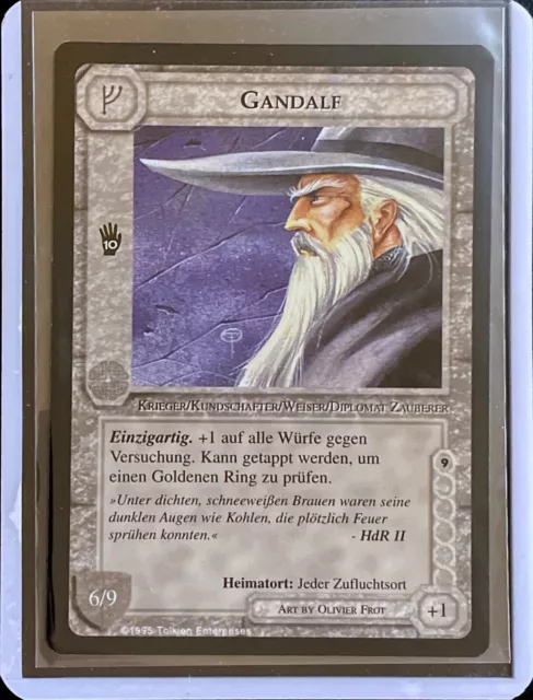 CCG Terra di Mezzo: Gandalf - tedesco - limitato / bordo nero