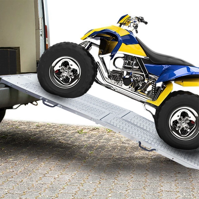Aldwark Rampa RAMPA DI ACCESSO rampa di traino rampa di carico pieghevole moto 2 pz ...