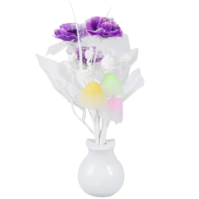 Sensore fiori tulipani luci notturne LED plug-in controllo luce lampada da interno per