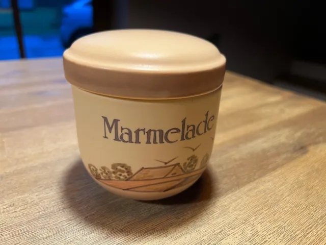 SMF Schramberg Keramik Ländlich Marmeladen Dose  - Behälter mit Deckel