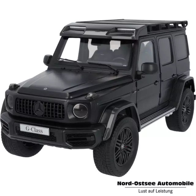 Original Mercedes-AMG G 63 4x4², obsidianschwarz, iScale, 1:18 Modellfahrzeug