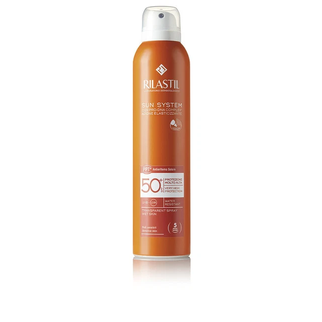 Solaires Rilastil unisex SUN SYSTEM SPF50+ spray transparente 200 ml