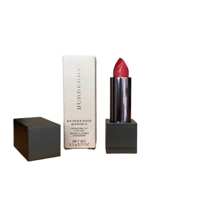 BURBERRY KISSES HYDRATING LIPSTICK -UNION RED # 113 (Full  Size/NWB)