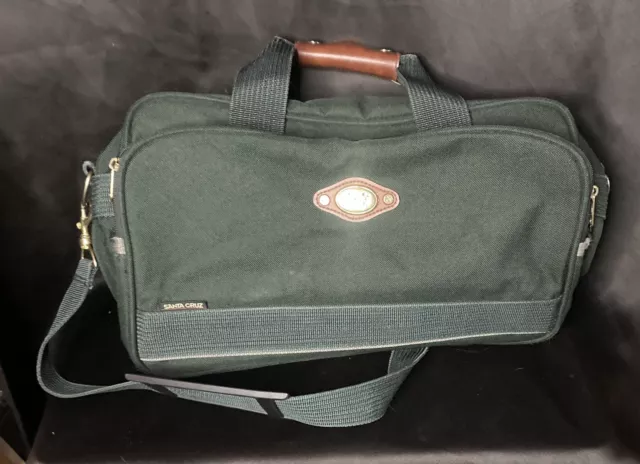 RICARDO BEVERLY HILLS SANTA CRUZ CARRY ON/MESSENGER BAG  #4316 17"11"X7" Green 3