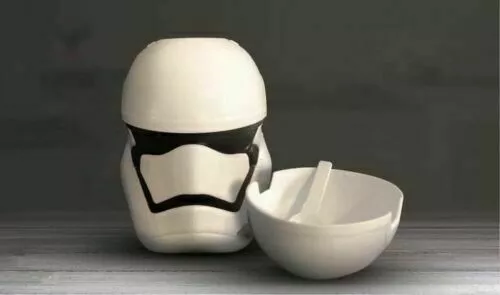 Juego de cucharas de cereal para desayuno Star Wars Stormtrooper unidad de viaje coleccionable