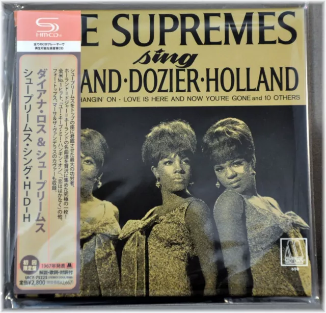 SUPREMES Diana ROSS Sing Holland·Dozier·Holland Orig. 2012 JAPAN Mini LP SHM-CD