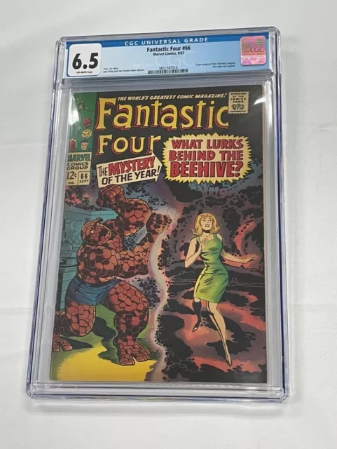 Fantastic Four #66 CGC 4.0 1967 Origin of Him Adam Warlock Graded