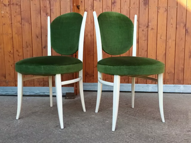 Design Sedie Sala Pranzo Cafe Restaurant Bistro Cucina Sedia Vintage 60er 1/24