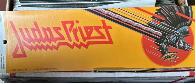 Judas Priest Bumper Sticker NEW Original 1982 11"x31/2"