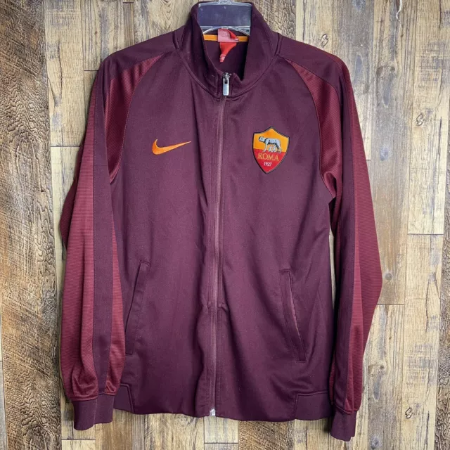 As Roma Nike Pre-Match Training Football Top Jacket Mens S