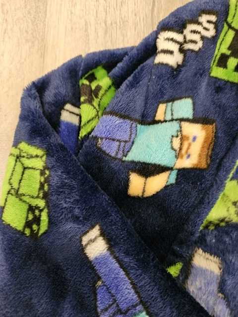 Minecraft Robe Kids MINECRAFT KIDS BOYS Plush Creeper Bath Robe Video Game Soft Childrens ...
