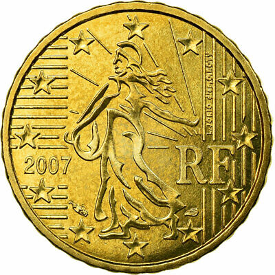 [#722472] France, 10 Euro Cent, 2007, SUP, Laiton, Gadoury:4b., KM:1410
