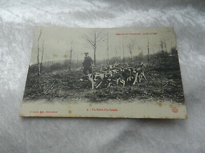 CPA carte postale Saint-Sever En Forêt La Pierre Coupée animée 1907 