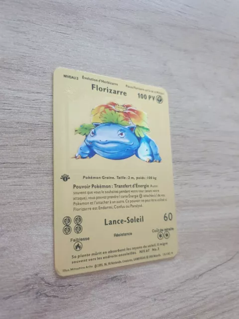 Carte Pokémon Gold Florizarre - Carte Pokemon Rare