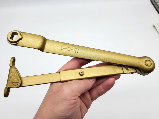 LCN 3030 Door Closer Arm H90 RH Brass Finish for 3030 / 3130 Concealed Closers