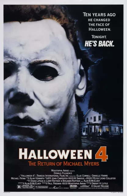 Free Same Day Shipping HALLOWEEN 4 The Return of Michael Myers 11x17 Poster