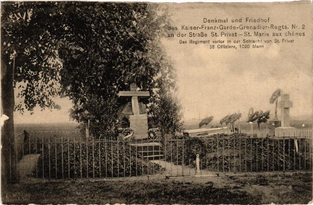 CPA AK Denkmal und Fridhof des Kaiser-Fraz-GARDe-Grenadier-Regts Nr. 2 (454409)