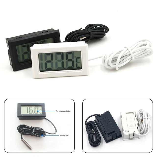 Portable Temperature Gauge Monitor the Refrigerator Car or Bath with Ease
