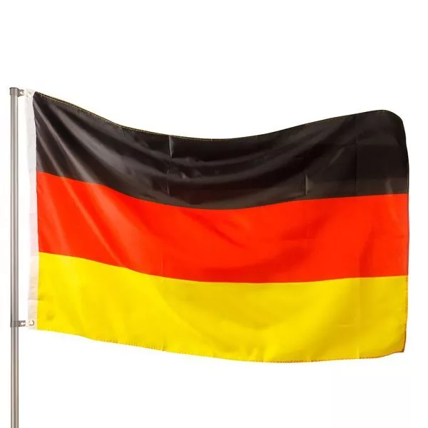 Fahne Flagge Deutschland 90X150 Ösen Deutsche Hissflagge Metallösen Wetterfest