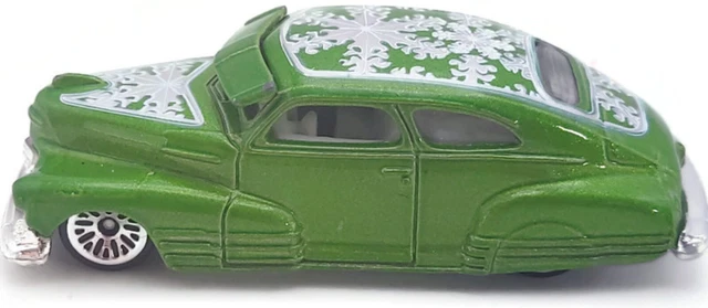 Hot Wheels '47 Chevy Fleetline custom green snowflakes 2003 maylasia