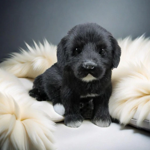 Biglietto Di Auguri Cockapoo - 'To My Lovely Human' - Cane Nero Simpatico, Regalo Per Amanti Degli Animali