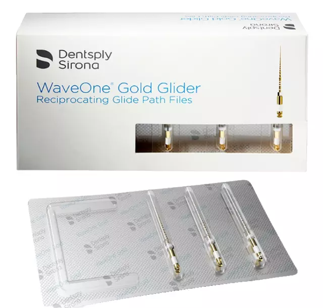 Waveone Gold Glider 31mm ENDODONTIC RECIPROCATING Glide Path Dentsply 3 files