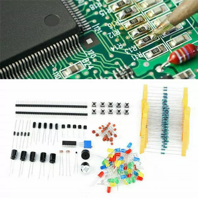 Electronics Component Basic Starter With 830 tie-points Breadboard Power SuF#km 3