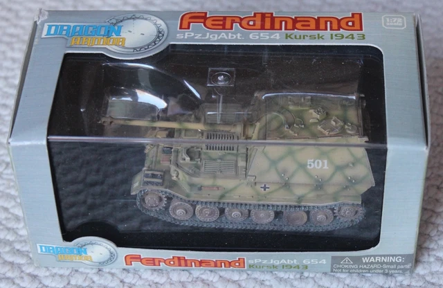 Dragon Armor 1/72 60054 – Chasseur Allemand Ferdinand, Rare, Neuf