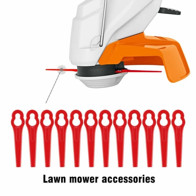 Accessori Kit Lame Plastica Tagliaerba Senza Cordless Durevole Alta Qualità Nuovo 8
