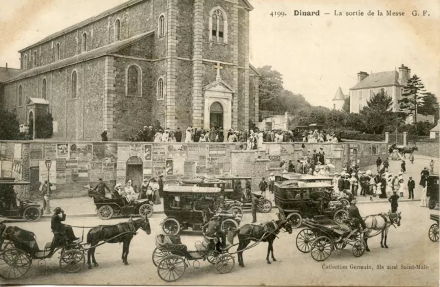 Postcard / Carte Postale / Dinard La Sortie De La Messe