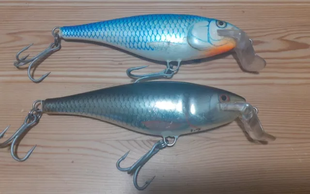 FISHING LURE BAIT Fishing Equipped Hook Pike Rap Bass Crankbait Tackle  Rapala $17.56 - PicClick