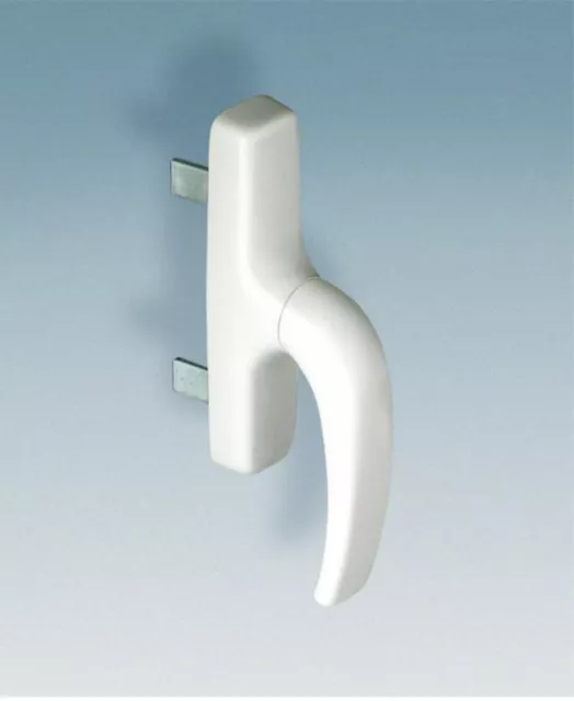 Maniglia Cremonese A Scatto Grigio Argento Silver Per Infissi In - Foto 6