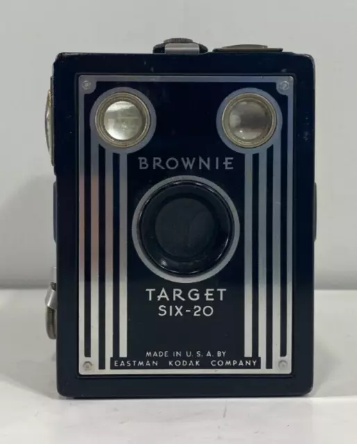 Vintage Kodak Brownie Target Six-20 Box Camera Kodak Pin Hole Camera Art Deco