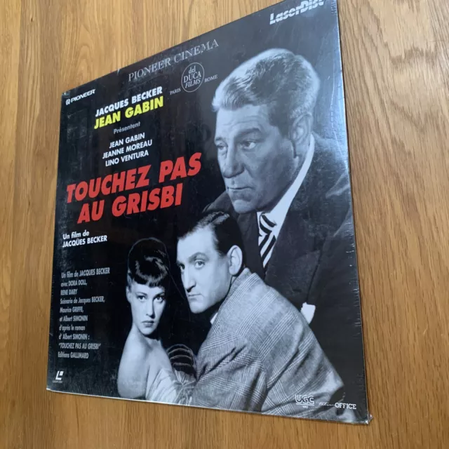 Touchez Pas Au Grisbi Jean Gabin Laserdisc Laser Disc Pal Français Rare Scellé !