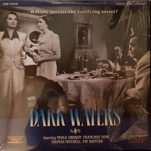 DARK WATERS NTSC LASERDISC Merle Oberon, Franchot Tone, Thomas Mitchell