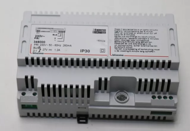 Alimentatore da incasso in serie Lengrad, citofoni audio e video a 2 fili AA8, 230 V, 1,2 A