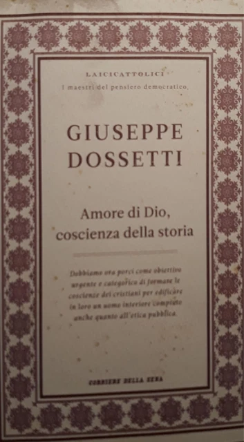 Amore di Dio, coscienza della storia