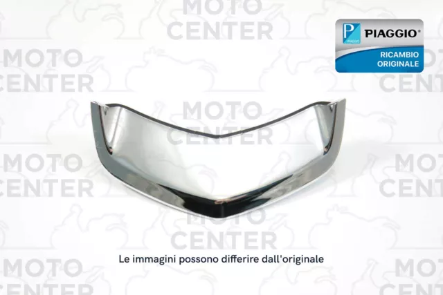 Fregio Intermedio Cromato Cravatta Copristerzo Piaggio  Vespa Gts 125 Ie Abs E4