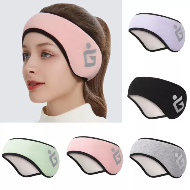 Fleece Ear Cover Earmuffs Headband Winter Sweatband Running Headband Ear Warmer