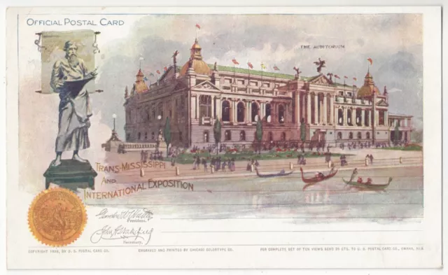 1898 Trans-Mississippi Exposition - Omaha, Nebraska - Auditorium Building
