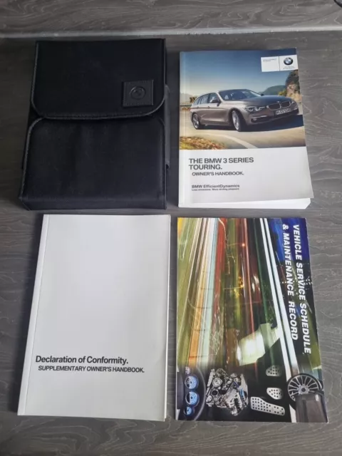 BMW 3 Series Touring Estate 2015-2019 Owners Manual Handbook Wallet