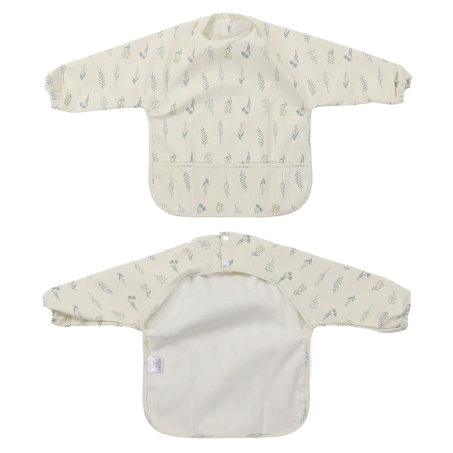 (SMT2003-PU03)Bavoir Bébé Anti-gâchis Mignon Bavoir à Manches Longues Pour