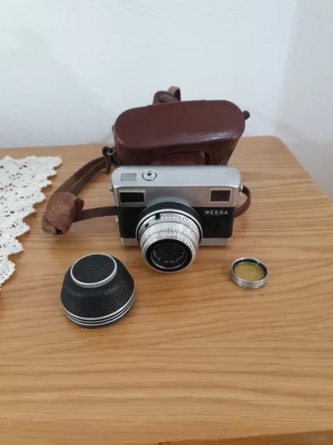 Werra 1 35mm Camera Carl Zeiss Jena Tessar F2.8 50mm Lens - Untested