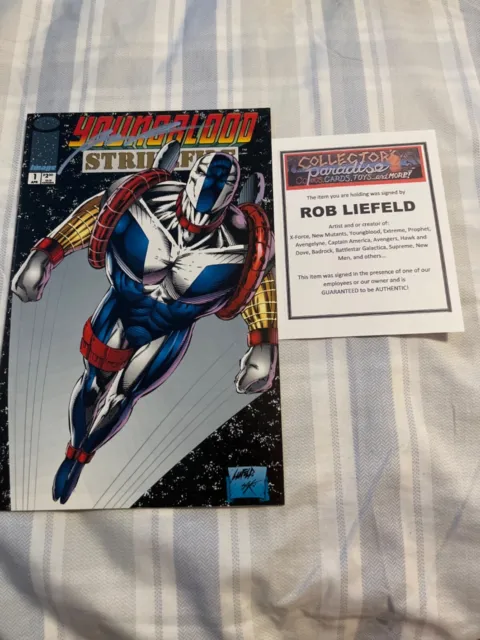 Youngblood #1 (1993) Signed By Rob Liefeld! - 9.4 Nm (Image)
