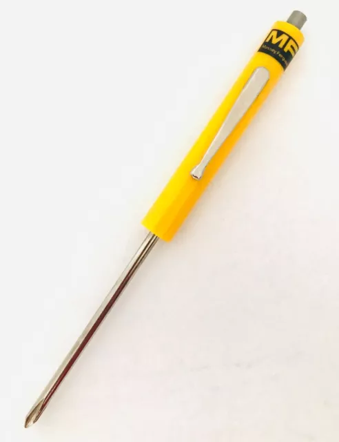 Vintage Massey Ferguson Phillips Head Screwdriver Pocket Tool Promo Yellow MF