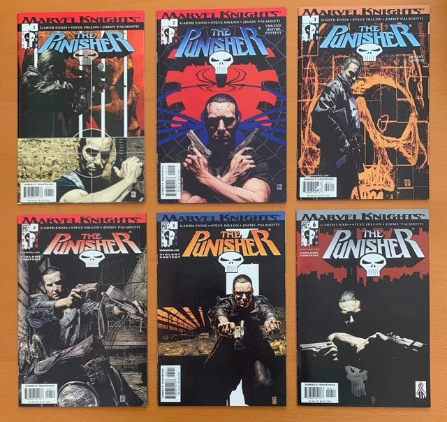 Punisher #1 to 37 complete 6th series (Marvel Knights 2001) 37 x VF & NM comics